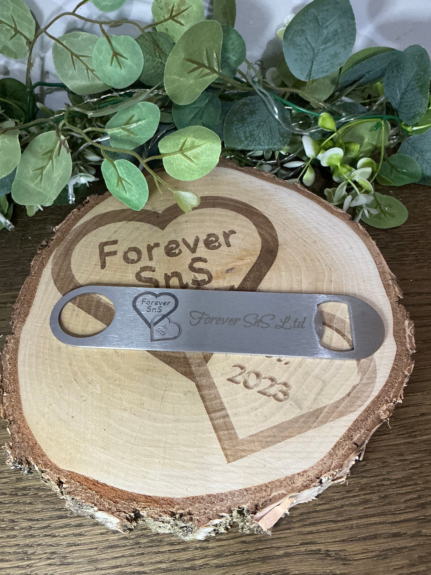 Personalised Stainless Steel Bottle Opener