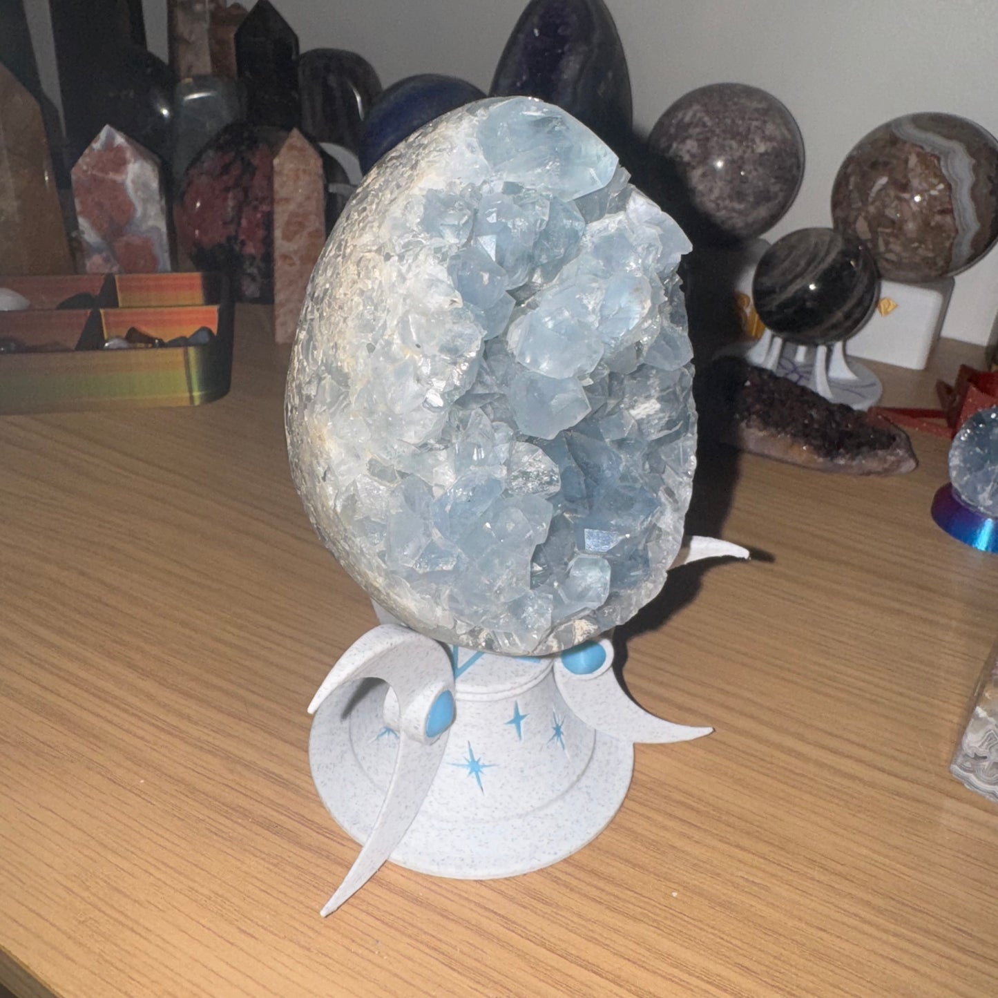 Blue Celestite Egg 1348g