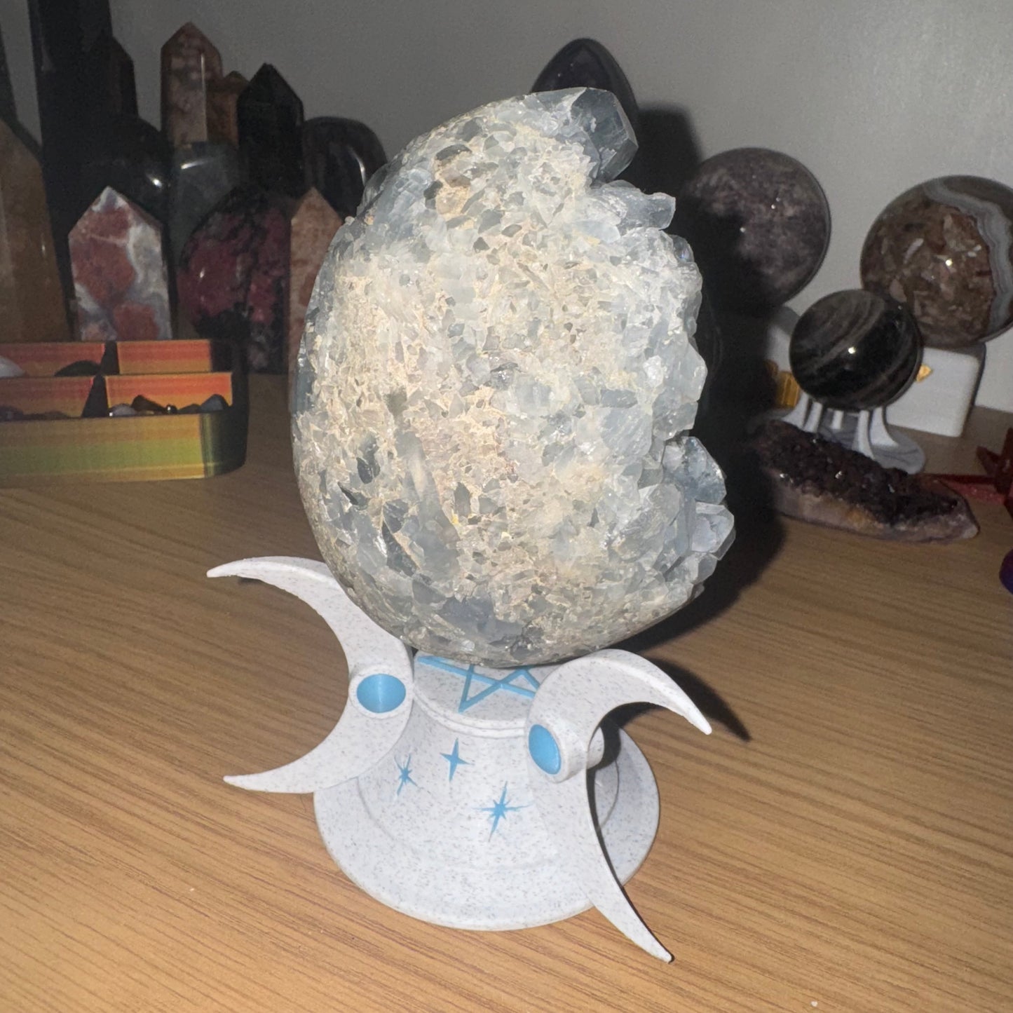 Blue Celestite Egg 1348g