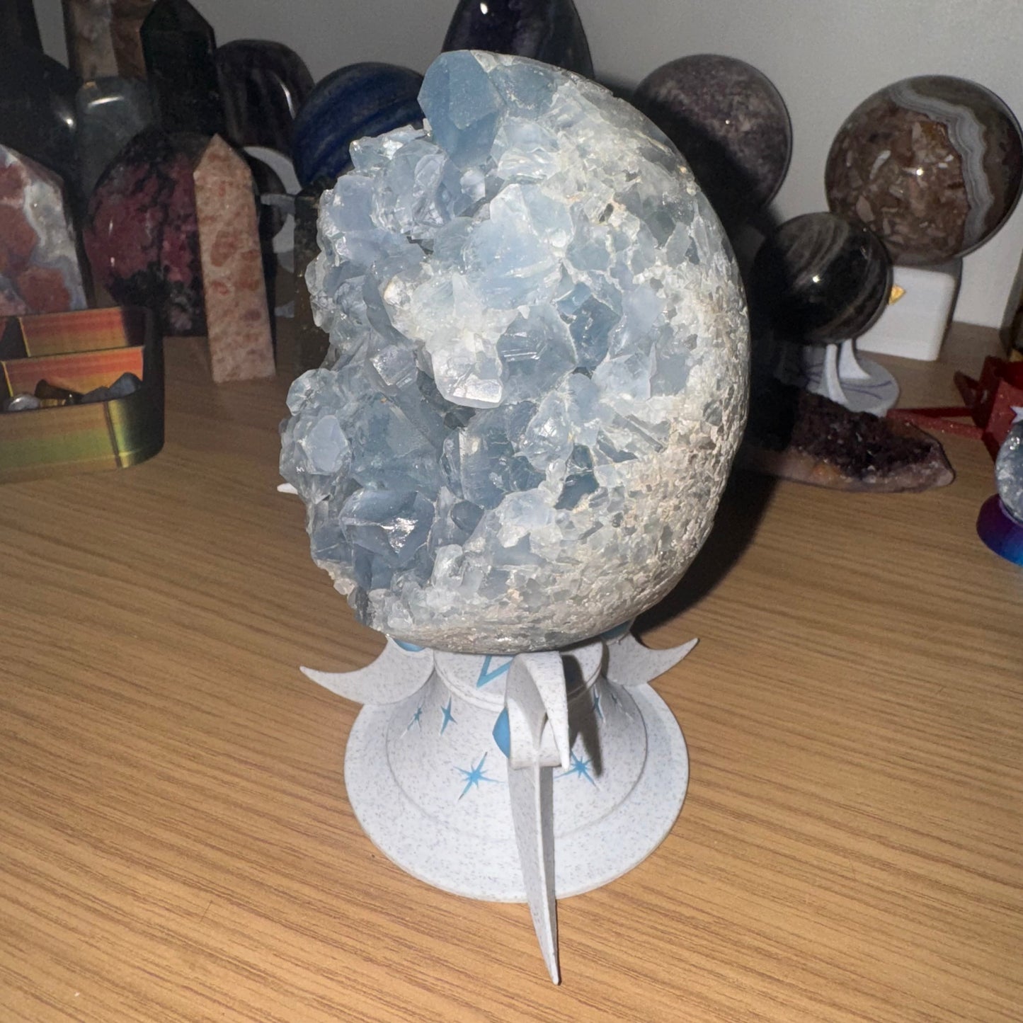 Blue Celestite Egg 1348g